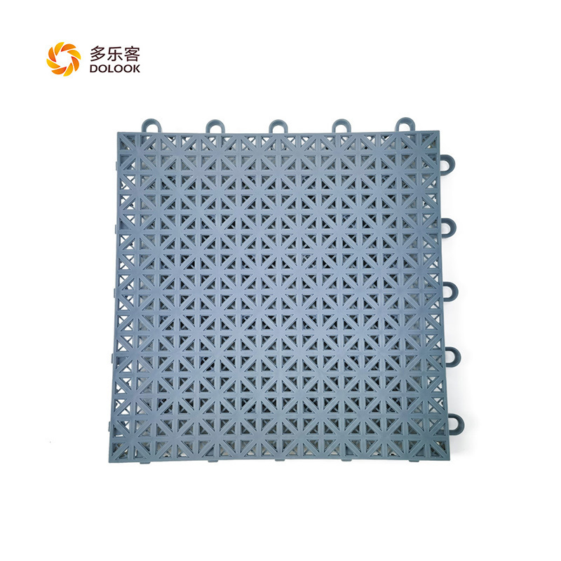 Plastic basketball and volleyball court fashionable cute flooring reusable polypropylene modular tiles