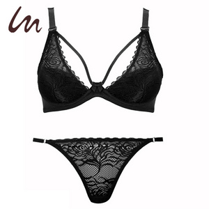 China Lingerie Manufacturers New Design Fancy Ladies Underwear Panty and Bra