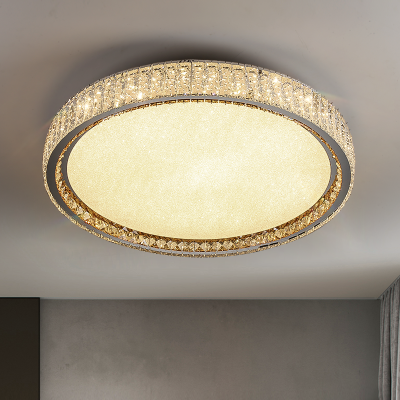 Zhongshan Luxury Home Ceiling Lighting Round Modern Metal Hotel Nordic Ceiling Light Chandelier For Living Room