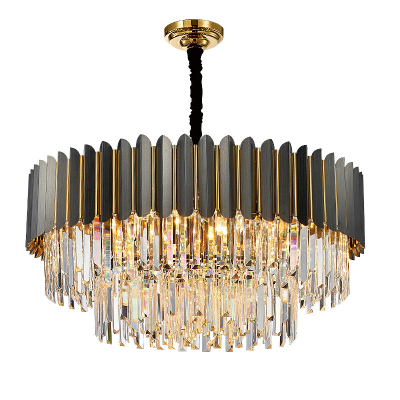 Led Modern Crystal Pendant Light Rustic Bedroom Dining Light Fixtures Lighting Chandeliers Ceiling Luxury