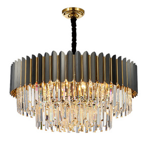 Led Modern Crystal Pendant Light Rustic Bedroom Dining Light Fixtures Lighting Chandeliers Ceiling Luxury