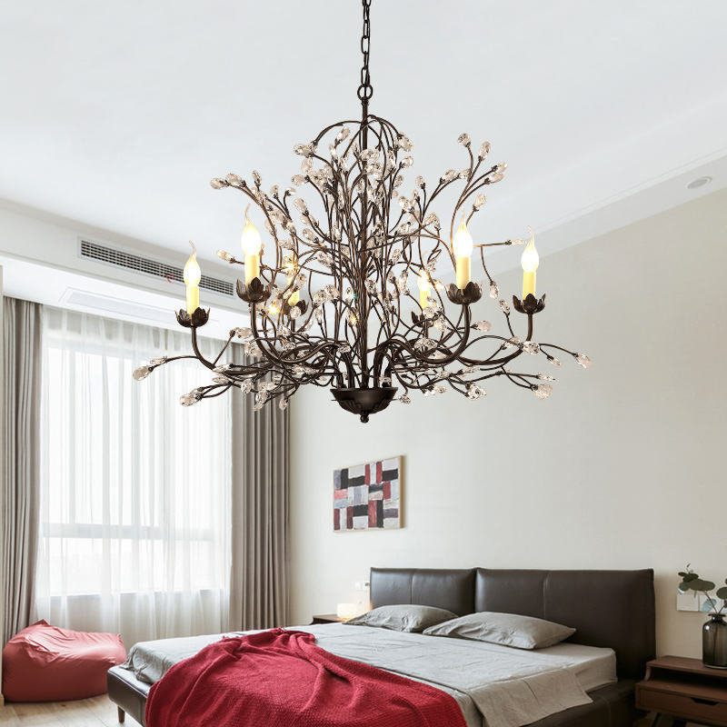 Nordic lighting tree branch hall modern home decorative light chandelier