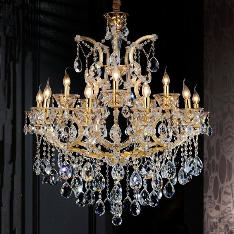 Luxury Gold Maria Theresa Ceiling Lights Small Wedding Decorate Outside Lighting Chandelier Modern