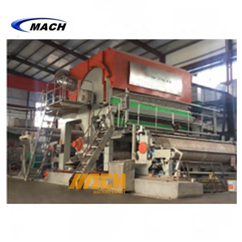 10 tons/day Recycled Waste Paper Jumbo Tissue Paper Roll Production Line