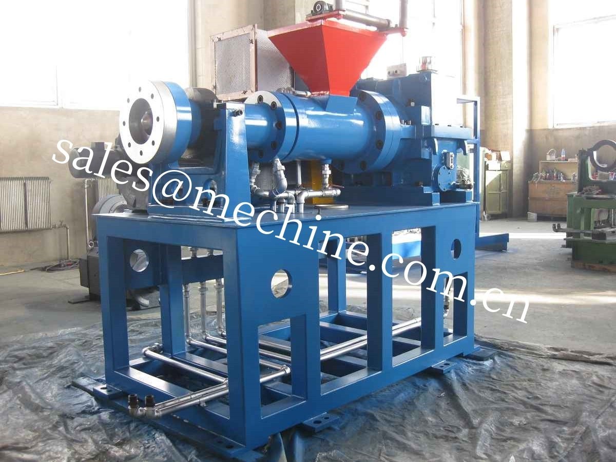 high performance hot feed rubber extruder machine