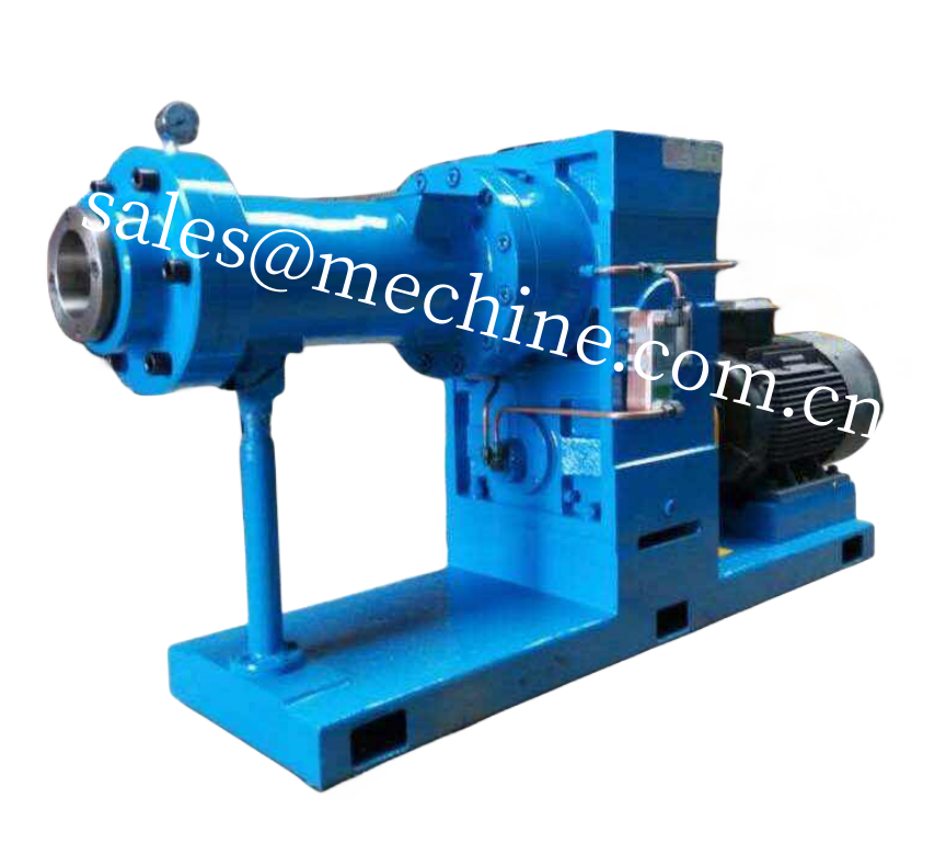 high performance hot feed rubber extruder machine