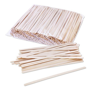 Disposable Wooden Hot Drink Stirrer Coffee Stir Stick Independent Package