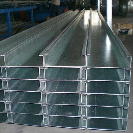 Strut slotted channel Galvanized Channel steel C type/U type c purlins unistrut channel GI/HDG