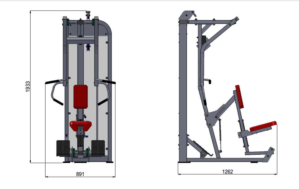 commercial pin loaded strength fitness sports  gym machine seated row