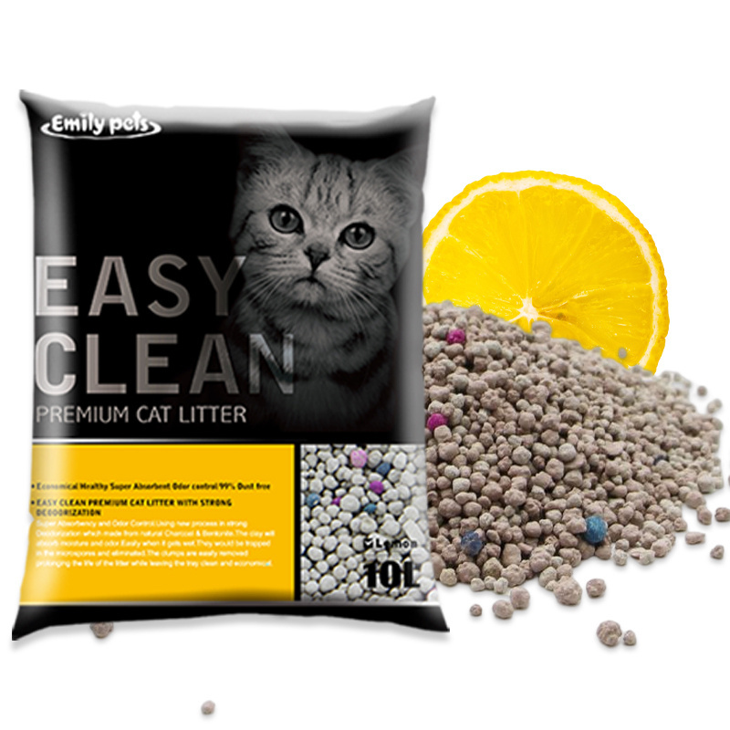 Love Sand Easy Clean Clumping Bentonite Cat Litter Quick Strong Odor Control 99% Dust-Free Bulk Cat Sand Kitty Litter Box