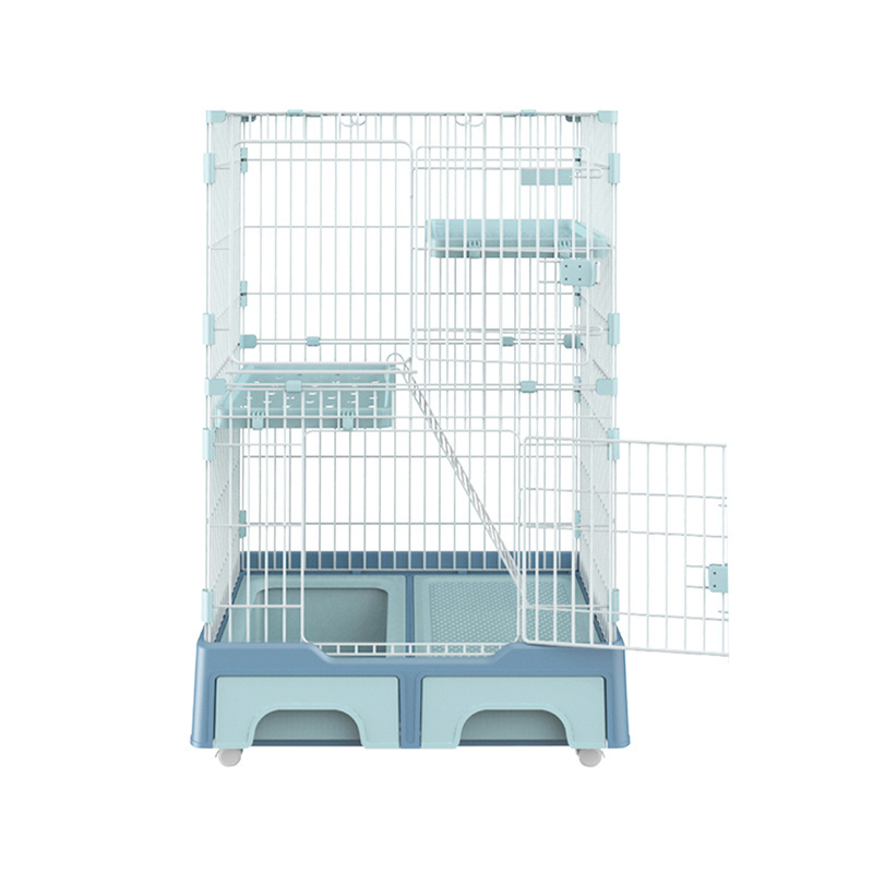 Emily pets big Hot selling metal kennel mesh folding stainless steel cat dog animal cage