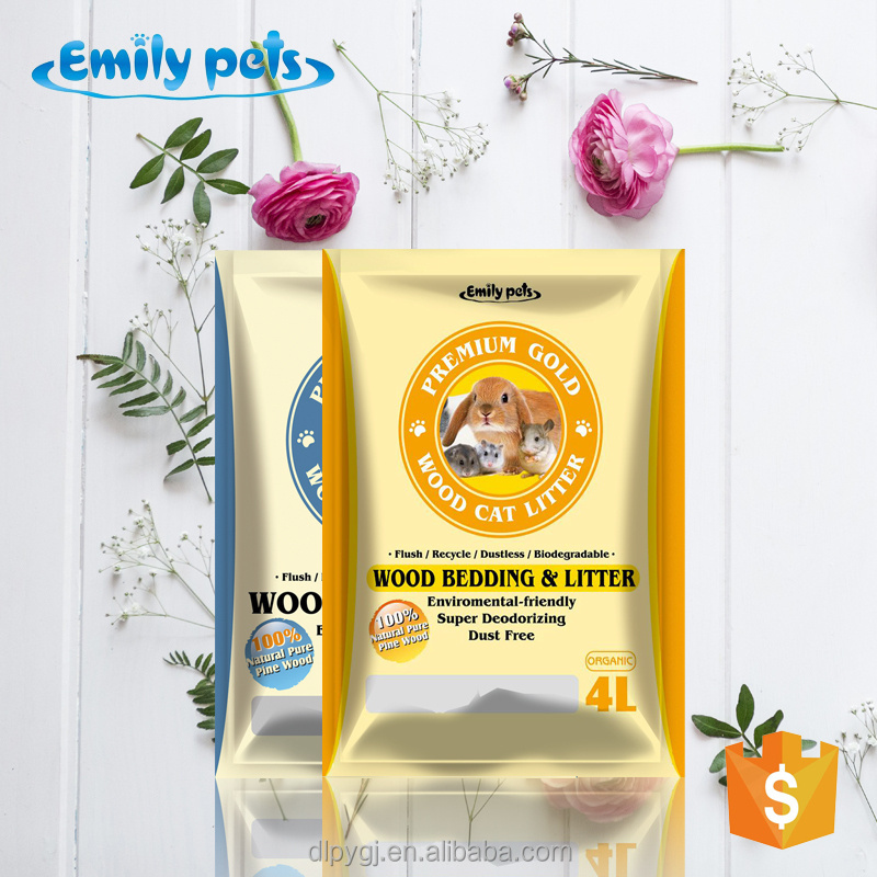 Carbon pellets active charcoal pine cat litter small animals bedding from China Dalian Emily pets