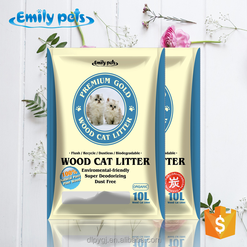 Carbon pellets active charcoal pine cat litter small animals bedding from China Dalian Emily pets