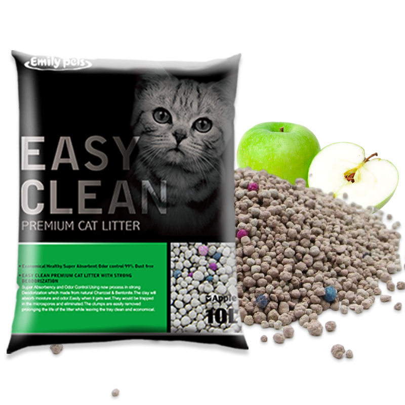 Love Sand Easy Clean Clumping Bentonite Cat Litter Quick Strong Odor Control 99% Dust-Free Bulk Cat Sand Kitty Litter Box