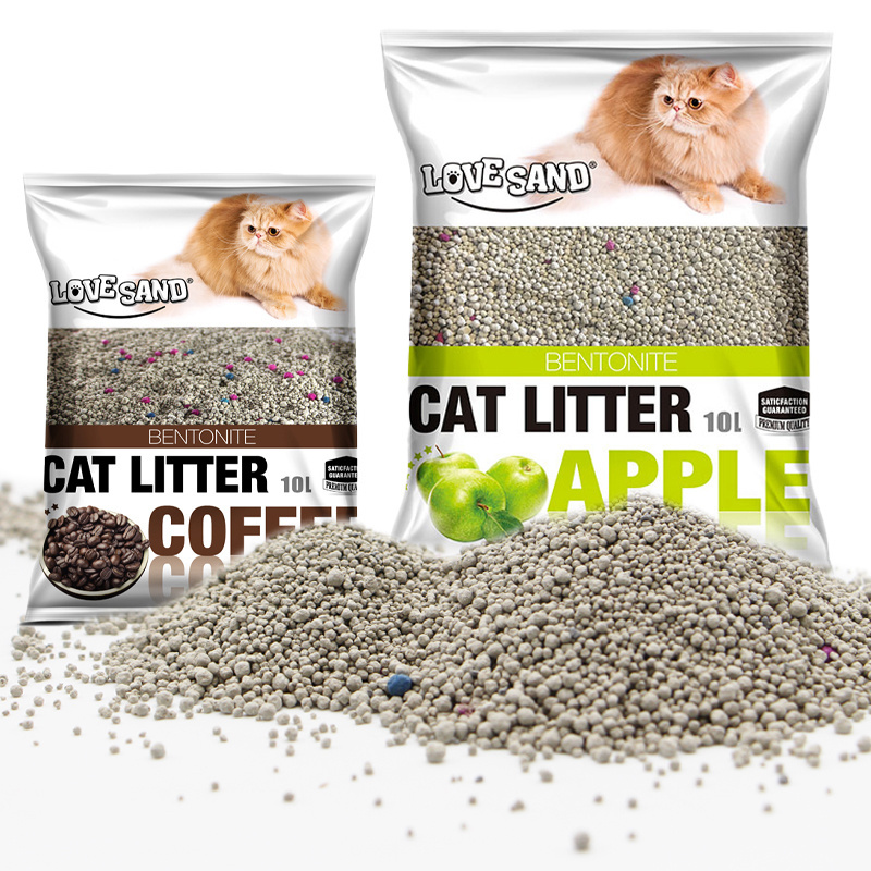 Bentonite Cat Litter with Scent Odor-Controlling and Absorbing