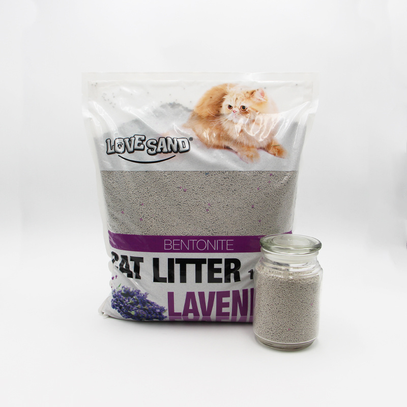 Bentonite Cat Litter with Scent Odor-Controlling and Absorbing