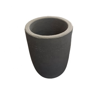 100kg High Working Temperature SiC Graphite Crucible for Casting Big Alloy Part