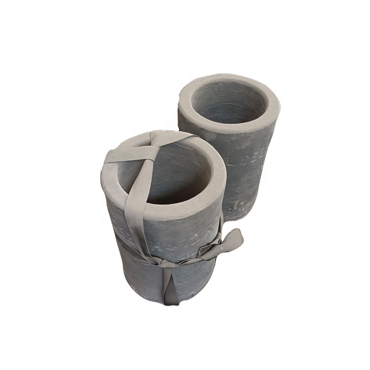 100kg High Working Temperature SiC Graphite Crucible for Casting Big Alloy Part