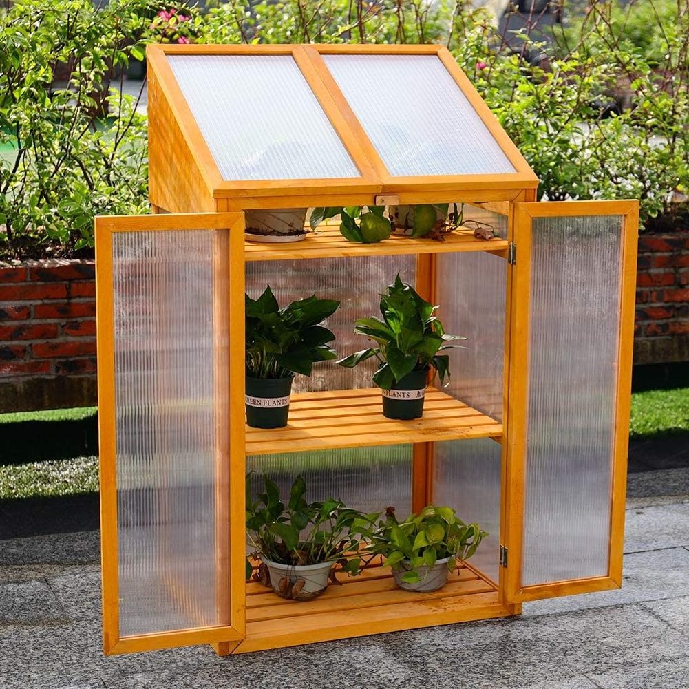 Outdoor garden furniture grow house frame mini greenhouse used for sale