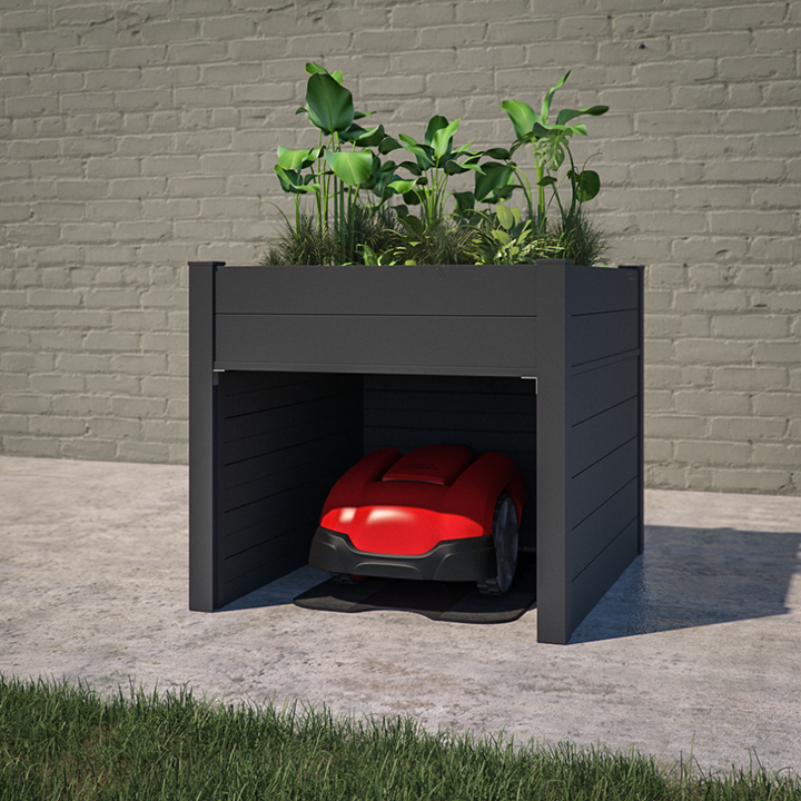 Wooden Planter Box Auto Robot Mower House Shelter Outdoor Garden Car Garage Wooden Carports