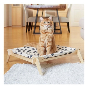 Comfortable cat hammock bed wooden pet hammock beds cheap dog bed for home