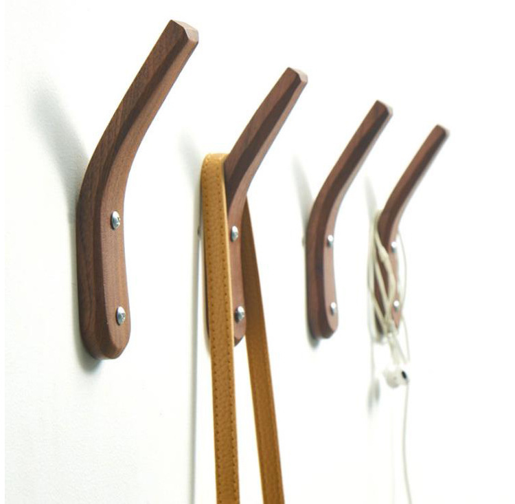 Hotsale Unique Hanging Wall Decor Kids Bedroom Wood Coat Rack Hook For Clothes