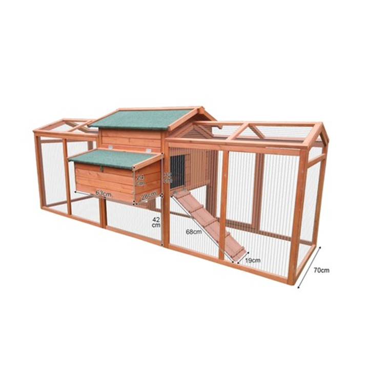 Outdoor pet products poultry large rabbit used hutch cages portable chicken houses coops for sale