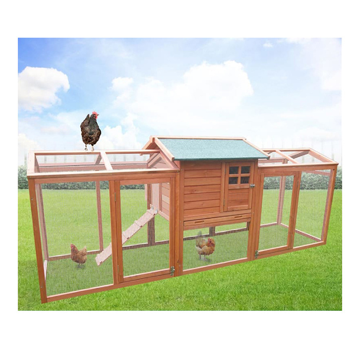 Outdoor pet products poultry large rabbit used hutch cages portable chicken houses coops for sale