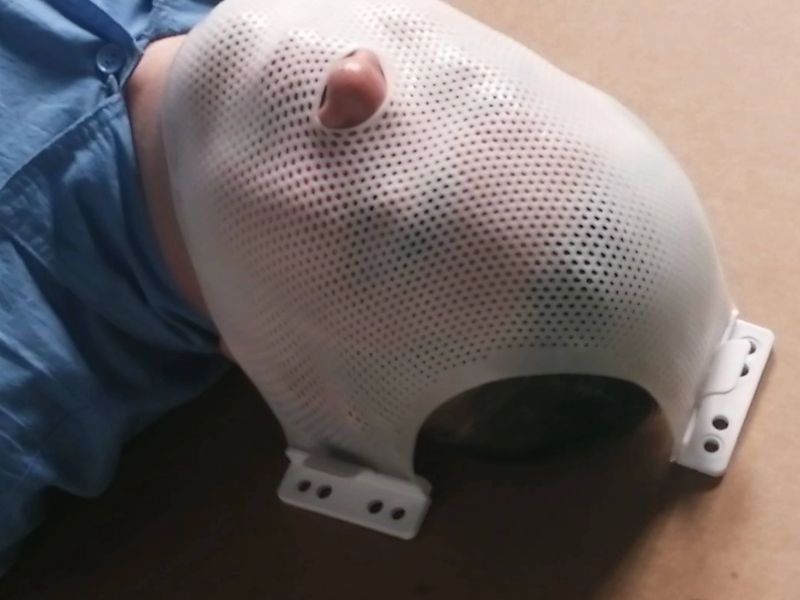 Radiation Therapy Immobilization Mask Gamma Knife Radiosurgery Thermoplastic Head Mask