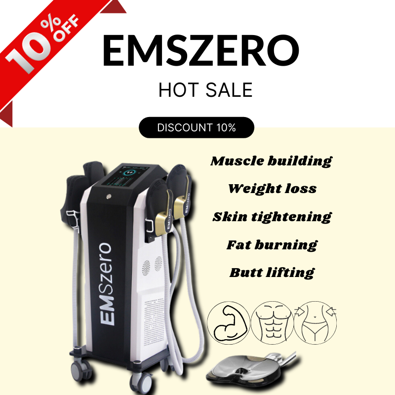 Free Customized EMSzero RF Cellulite Removal Body Slimming 6500W 14tesla EMS machine