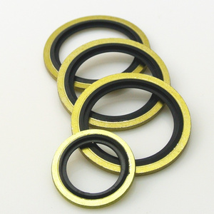 DLSEASL Export High performance bonded gasket fluororubber O-ring seal composite washer gasket composite metal rubber o ring