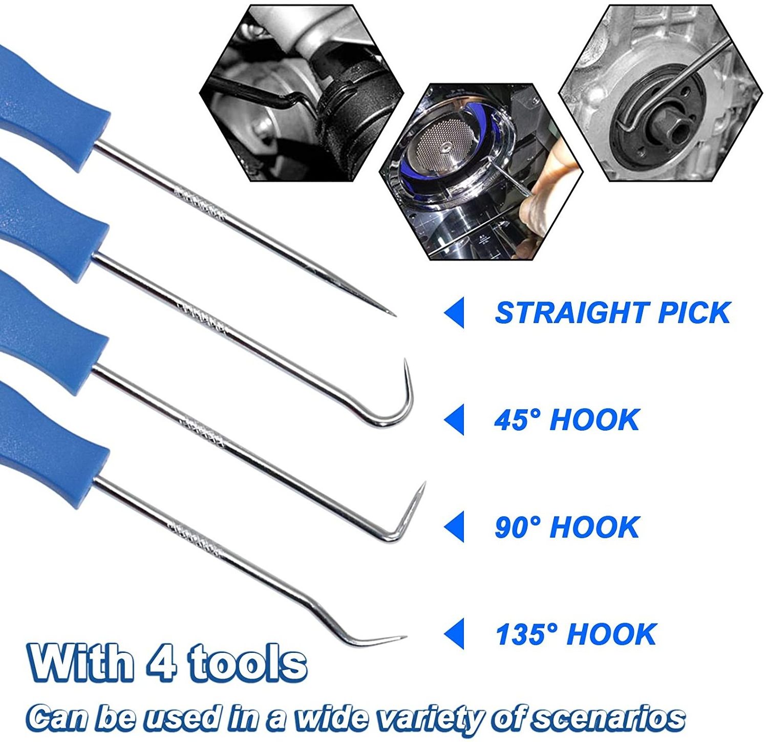 with Picks and Hooks OD 6mm-28mm Thickness 1.5mm 2.4mm 3.1mm 24 size NBR O Rings Assortment Kits