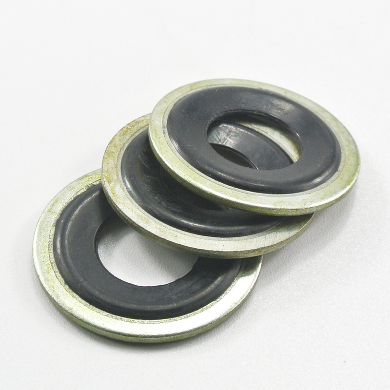 DLSEALS Customized Hydraulic OEM 14090908 12mm Metal Rubber Washer Gasket car parts Automotive Self-Centered Bonded Seal