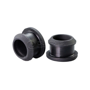 DLSEALS snap on hole plugs Black Silicone Rubber Snap-on Grommet Hole Plugs