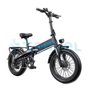 Factory 48V 500W e bicycle electric Mechanical disc brake ebike fat tire 7 speed e-bike 20inch e-bike foldable electric bike