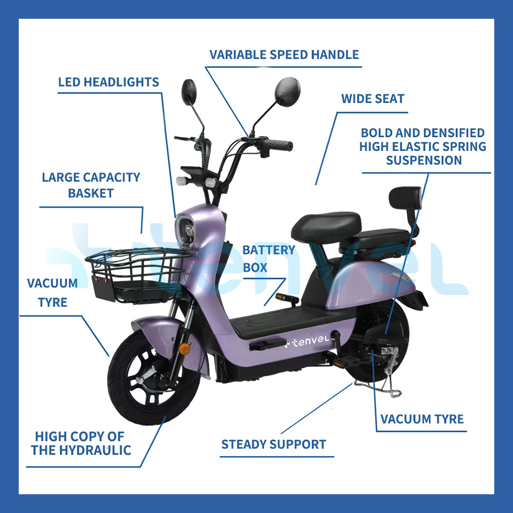 Factory new style cheap electric mobility bike adult electric scooter e-bike electric city bike 500w high-power electric bicycle