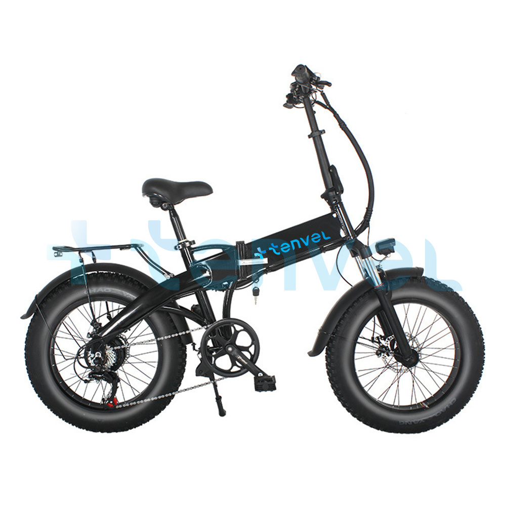 Factory 48V 500W e bicycle electric Mechanical disc brake ebike fat tire 7 speed e-bike 20inch e-bike foldable electric bike