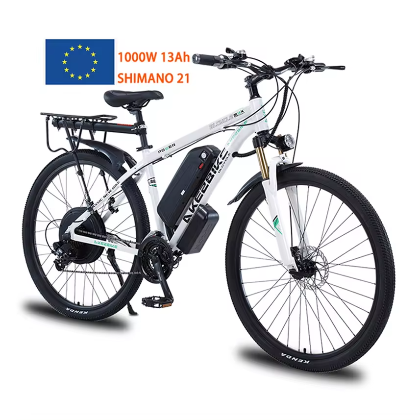 EU Warehouse Electric Bike 1000w Motor Disc Brake 29 Inch 21 Speed Fat Tire E Bike Adult Electric Bike Bicycle