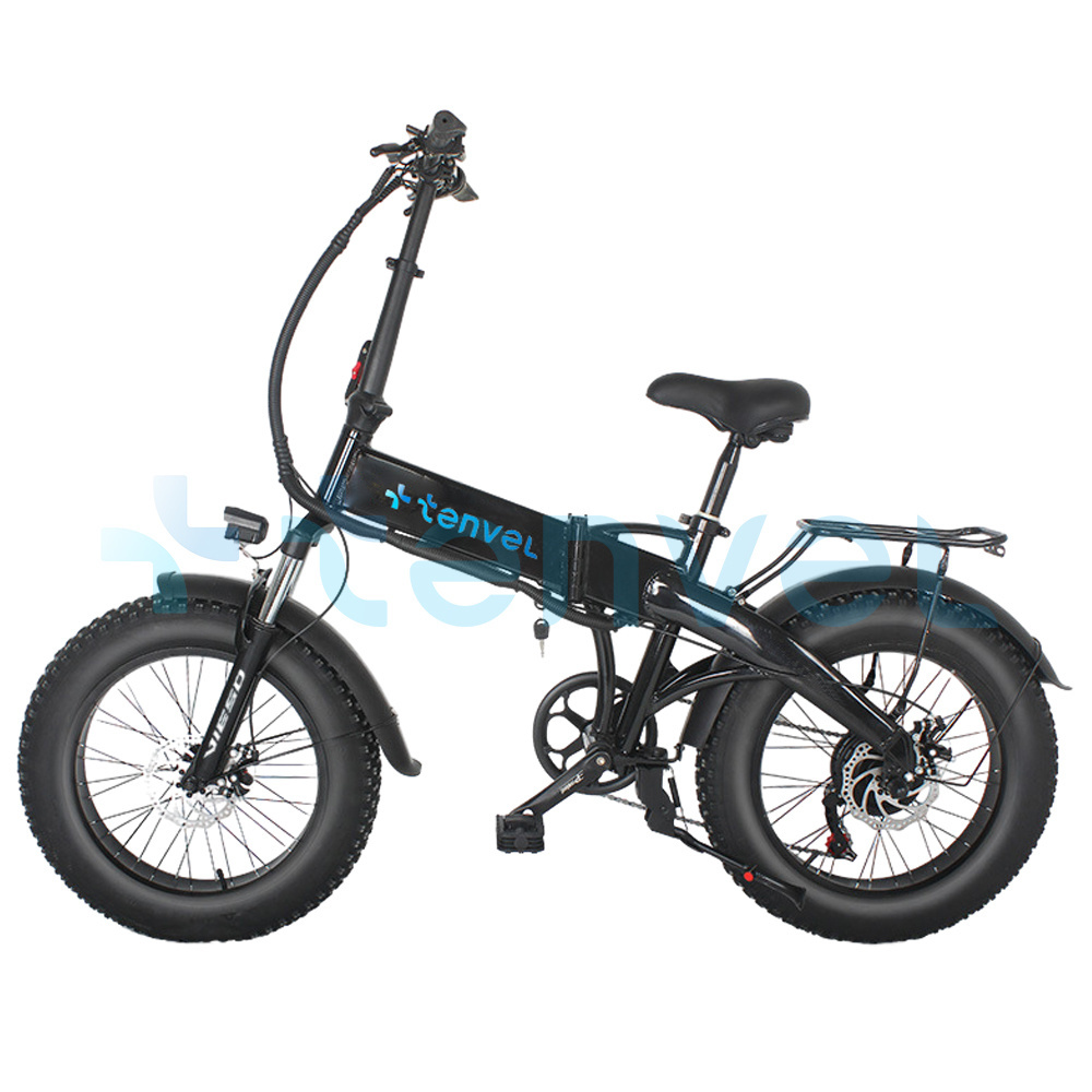 Factory 48V 500W e bicycle electric Mechanical disc brake ebike fat tire 7 speed e-bike 20inch e-bike foldable electric bike