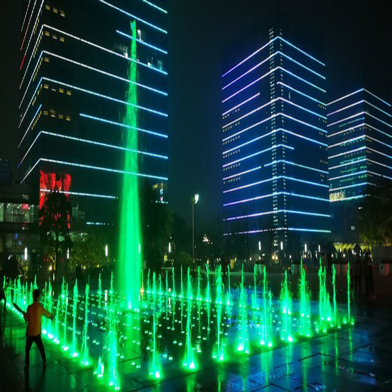 Custom Design Hotel Music Dancing Water Music Fountain, Super High Jet Nozzle Fountain