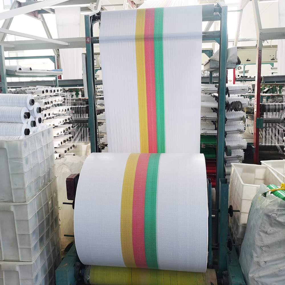 High-Strength PP Woven Fabric Roll Recyclable Laminated Printed for Making 50kg 100kg Empty Sacks