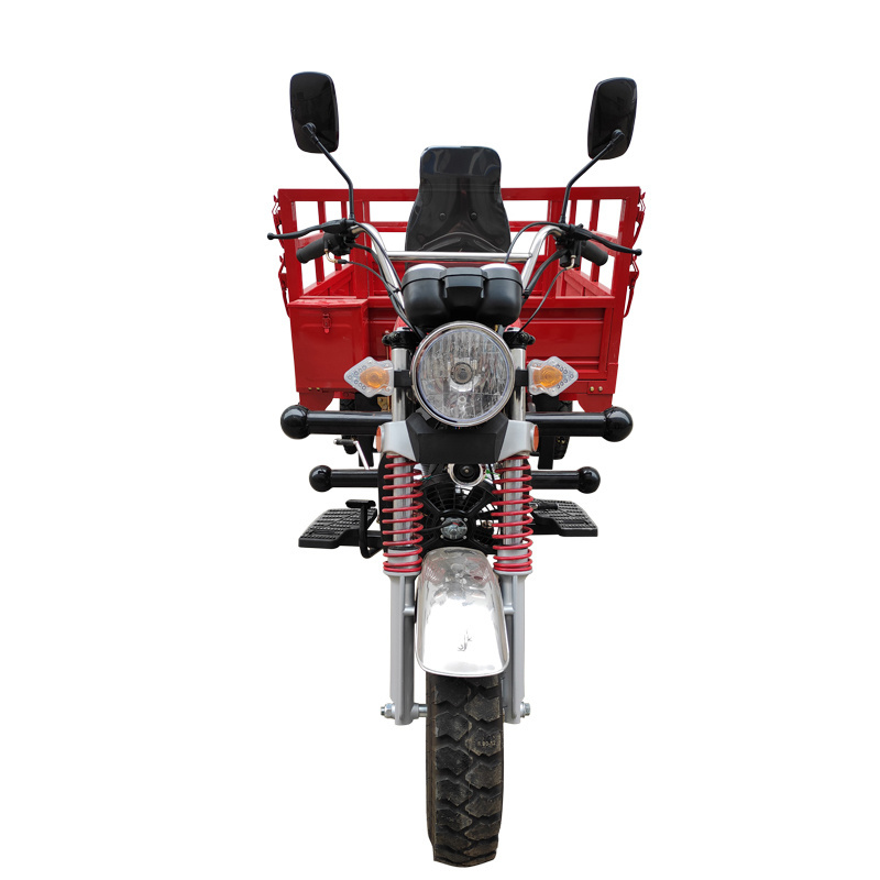 150cc Three Wheel Motorcycle Water Cooling Gas Powered Tricycle African Motorized Farm Cargo Tricycle