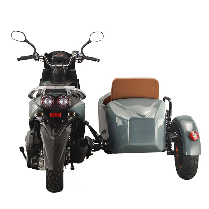 Wholesale Factory Directly Fast Mobility Motorcycle Three Wheel 125cc Scooter Gas Tricycle Side Car