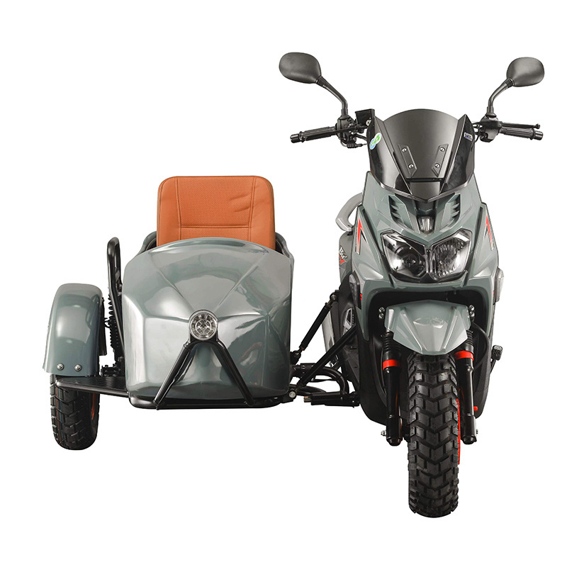 Wholesale Factory Directly Fast Mobility Motorcycle Three Wheel 125cc Scooter Gas Tricycle Side Car