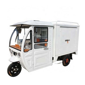 1000w box tricycle fully enclosed battery vehicle heavy agricultural truck express electric tricycle