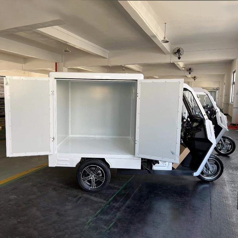 Delivery Express Electric Tricycle Closed Cargo Tricycles with 72v 3000w Motor Closed Cargo Express Electric Tuk Tuk