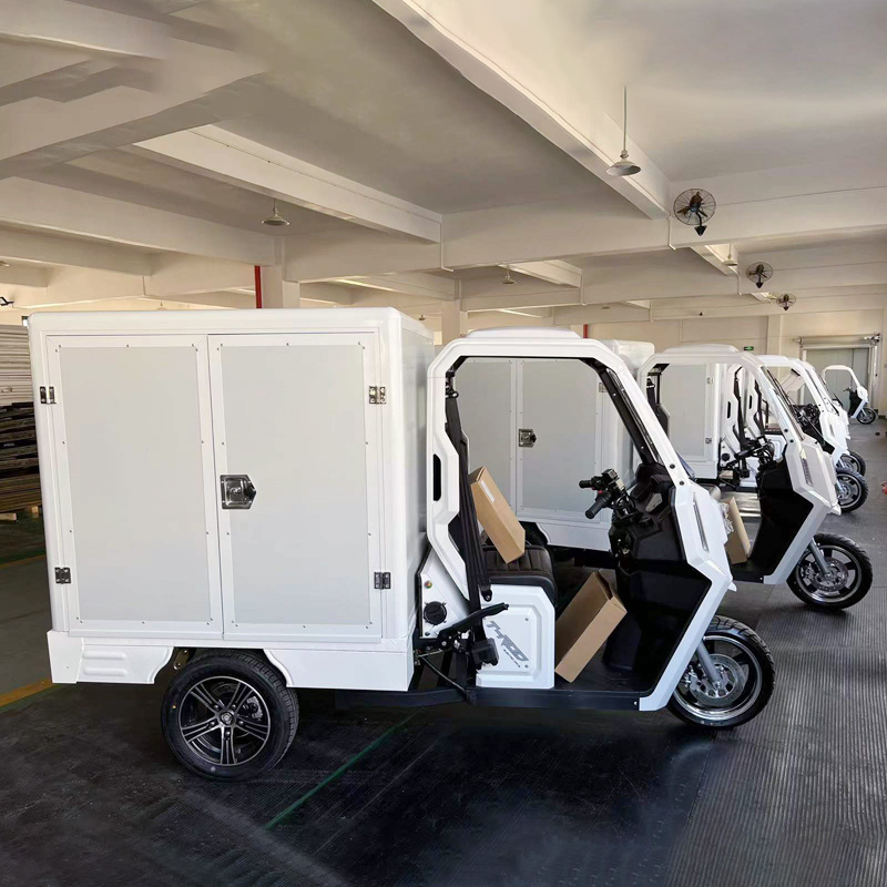 Delivery Express Electric Tricycle Closed Cargo Tricycles with 72v 3000w Motor Closed Cargo Express Electric Tuk Tuk