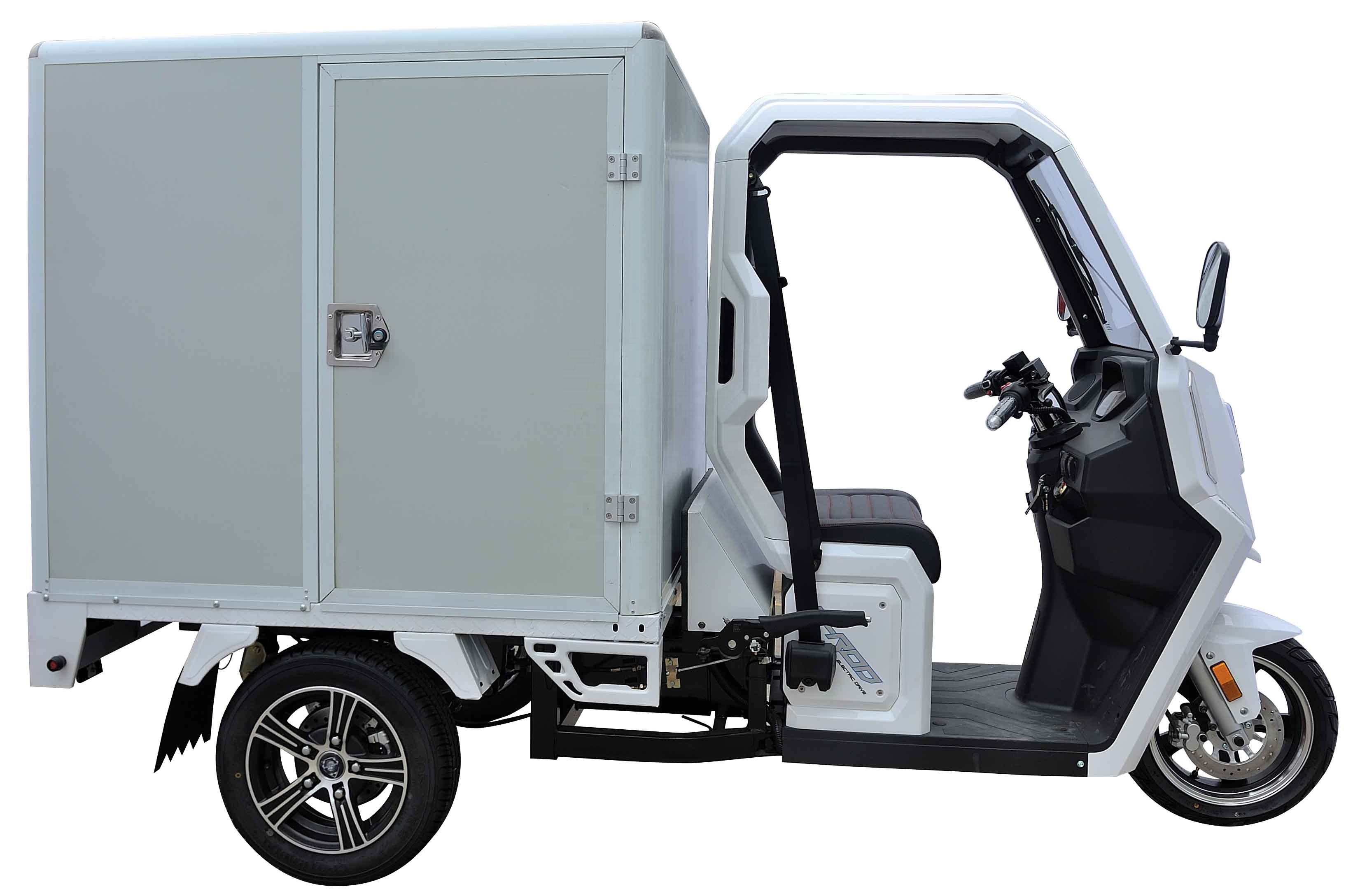 EEC certificate Model GOOD Van 3KW motor 72V50Ah*2 Lithium Battery Cheap three Wheel Electric Automatic Adult Electric Tricycle