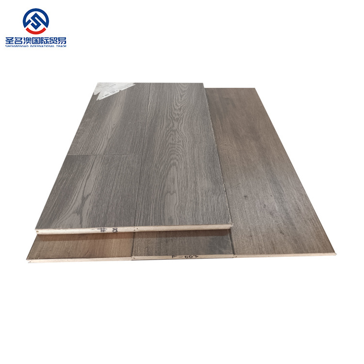 OEM solid hand scraped floor hard wood flooring oak hardwood