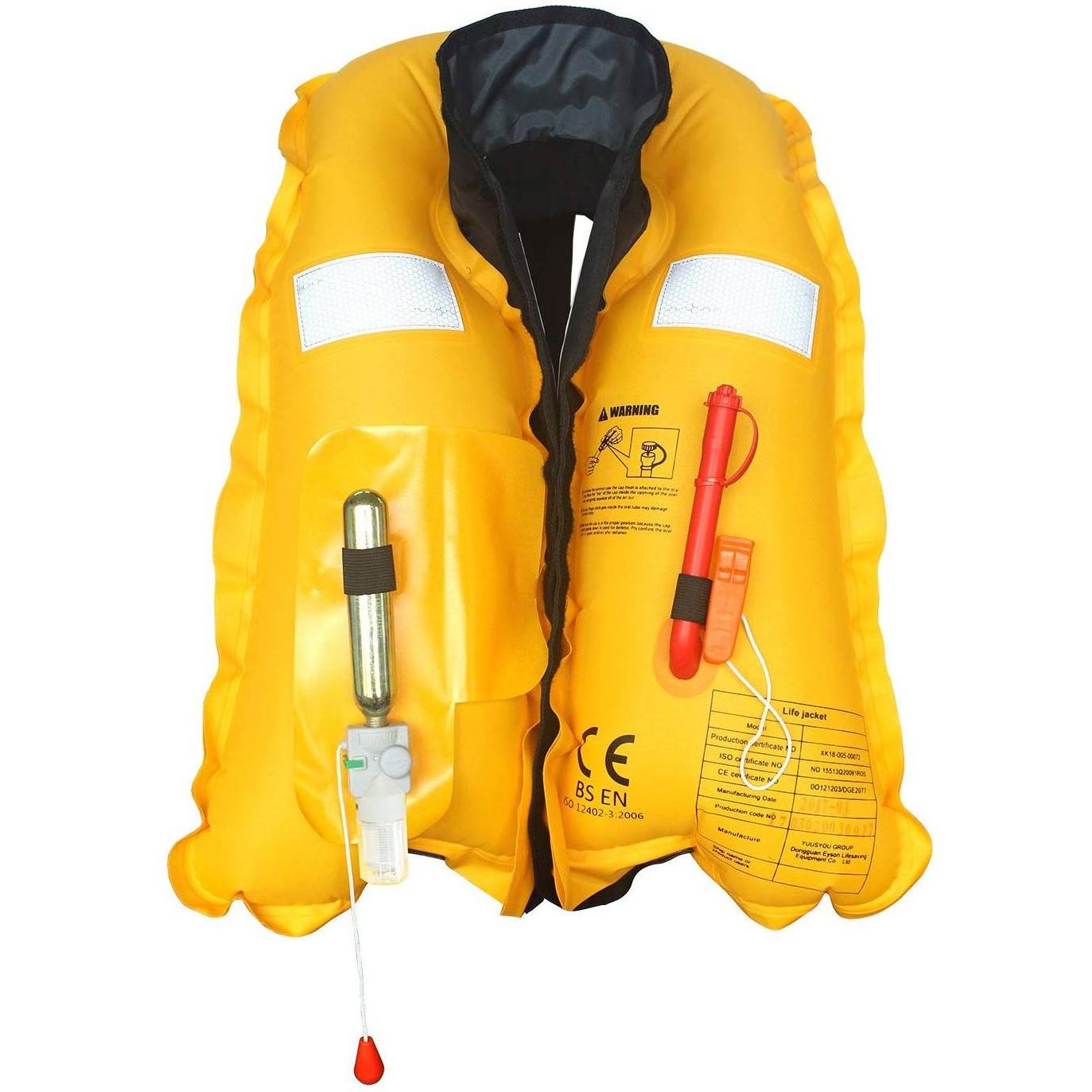 Co2 Cartridge Life Vest Steel Gas Bottle 1/2 Thread 33g Canister 33g Co2 Gas Cylinder Co2 Cartridge Inflatable Life Vest